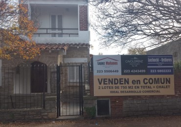 CHALET CON AMPLIO TERRENO PARA CONSTRUCTORA O EMPRENDIMIENTO 
